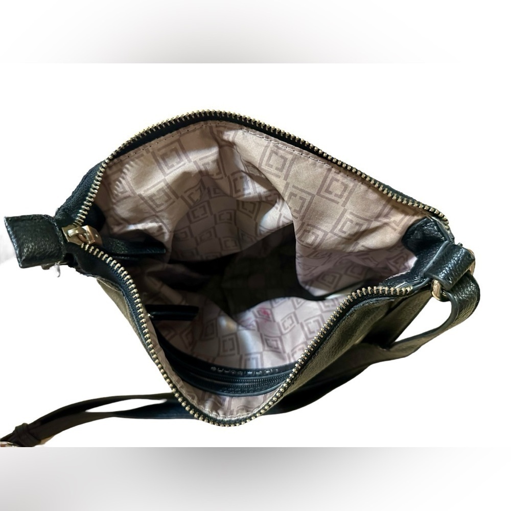 Liz Claiborne Faux Leather Pebbled Crossbody - Picture 7 of 10